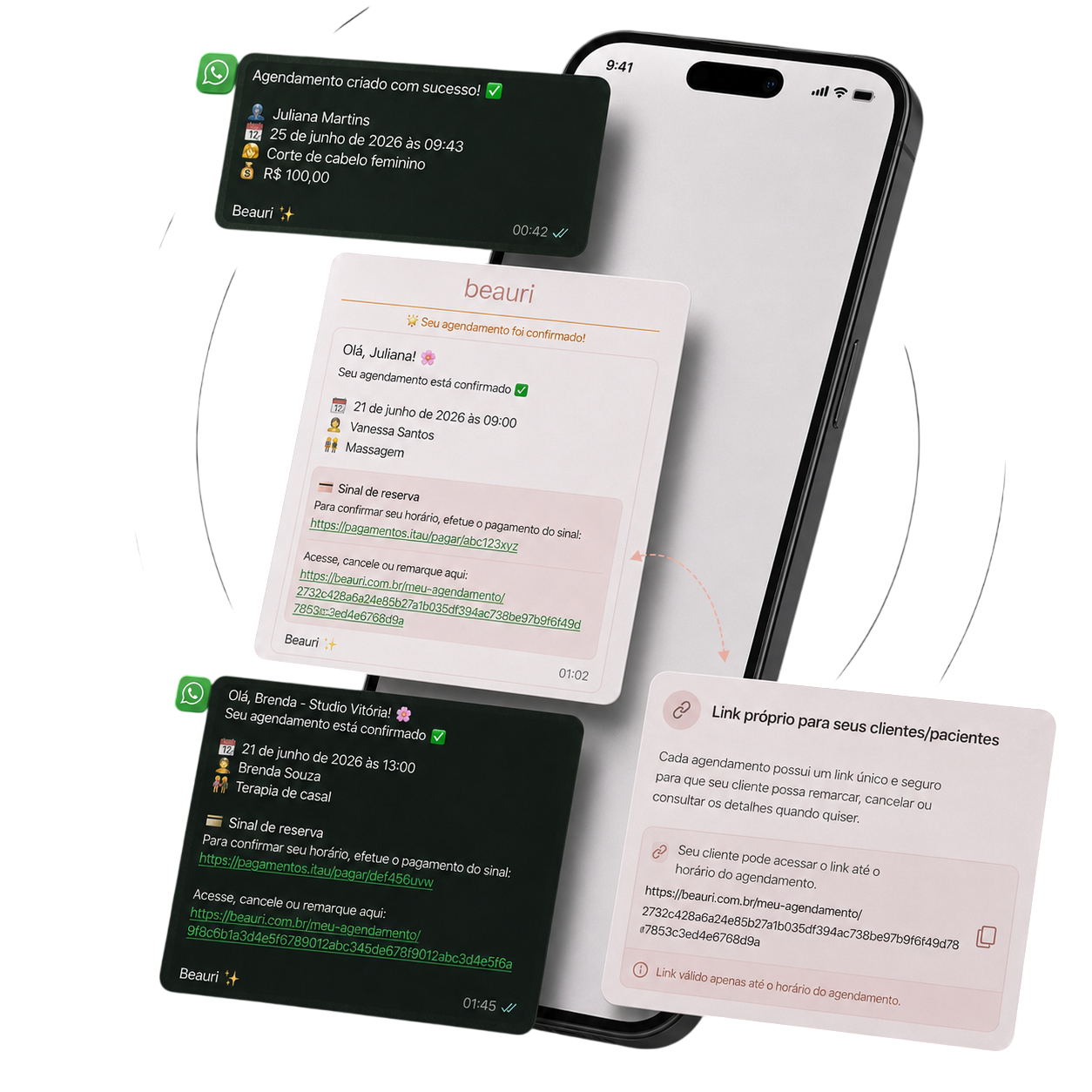 App da Beauri no celular
